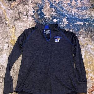 KU quarterzip